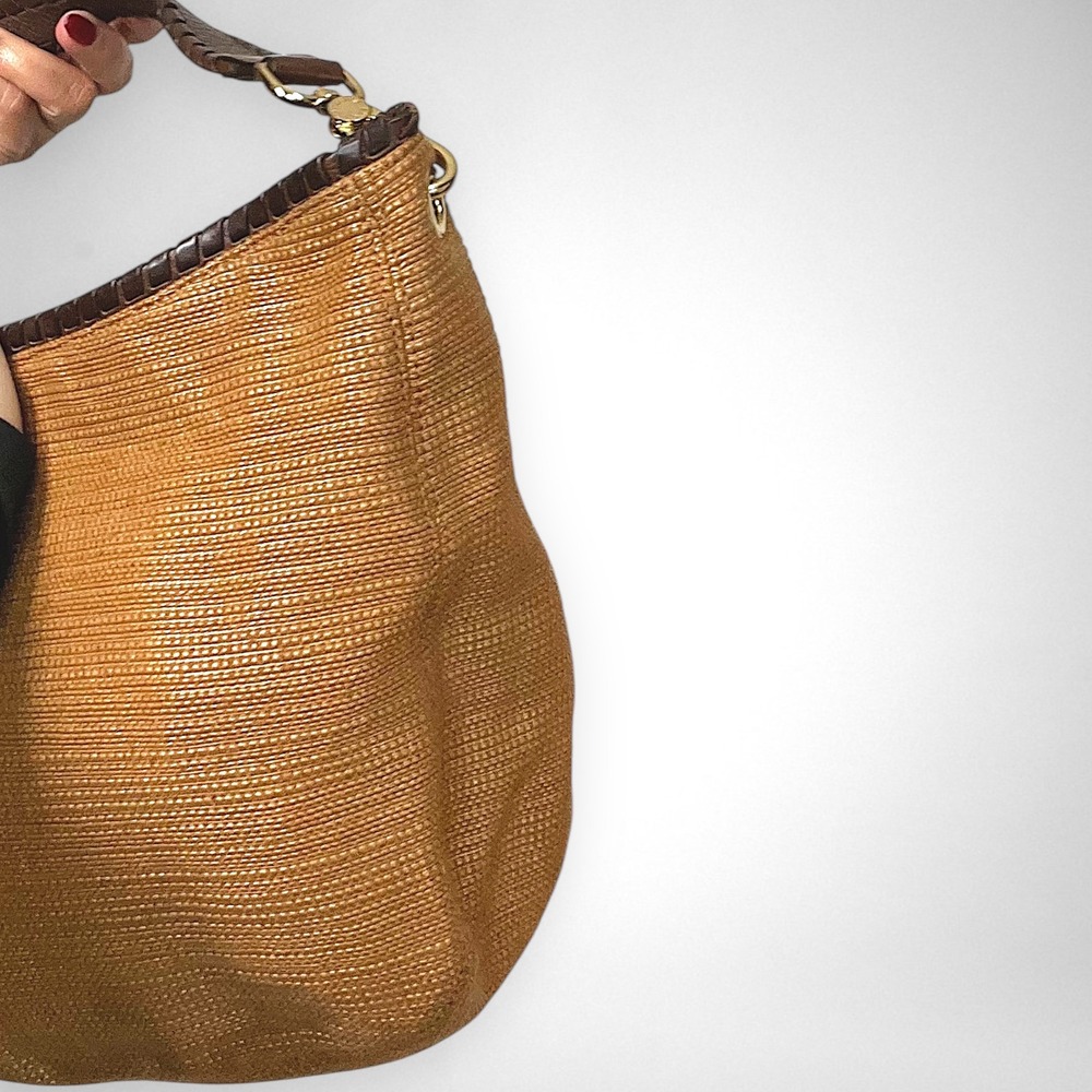MICHAEL KORS Bennet Straw Hobo Shoulder Bag - Picture 5 of 12